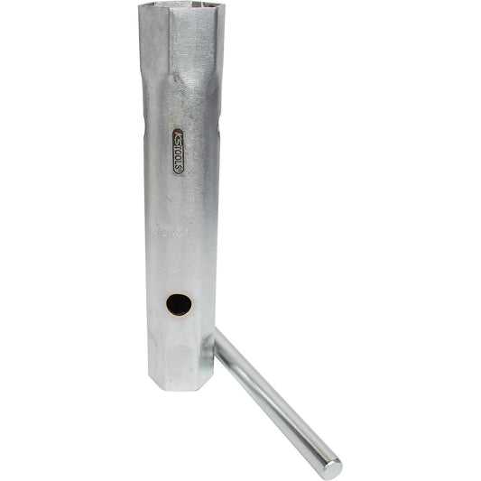 Tubular box spanner, hexagonal, metric, 36 x 41 mm.