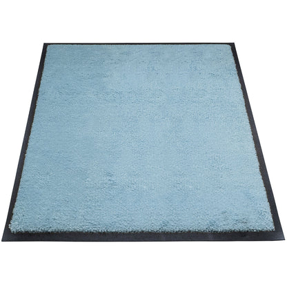 Entrance matting EAZYCARE STYLE, LxW 850 x 750 mm, pearl gentian blue.