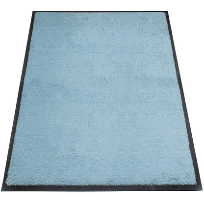 Entrance matting EAZYCARE STYLE, LxW 1200 x 800 mm, pearl gentian blue.