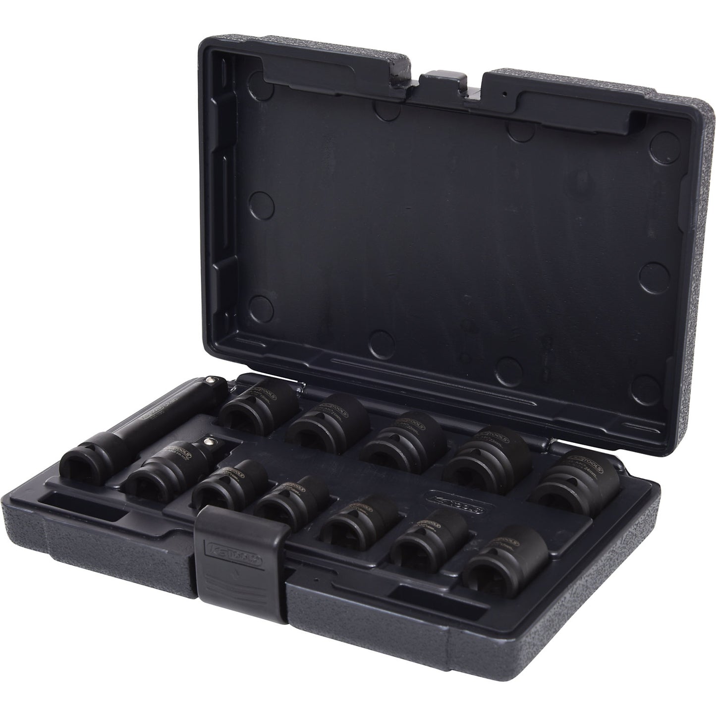 1/2'' impact socket set, short, hexagon, 12 parts.