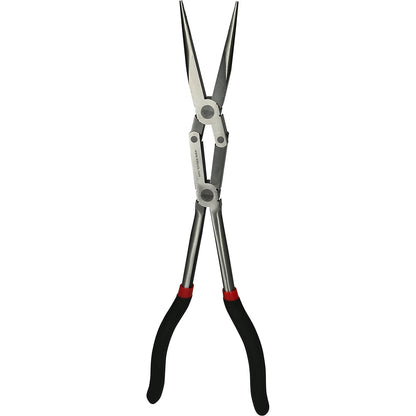 Double jointed flat pliers, XL, with double joint, length 340 mm, slim version.