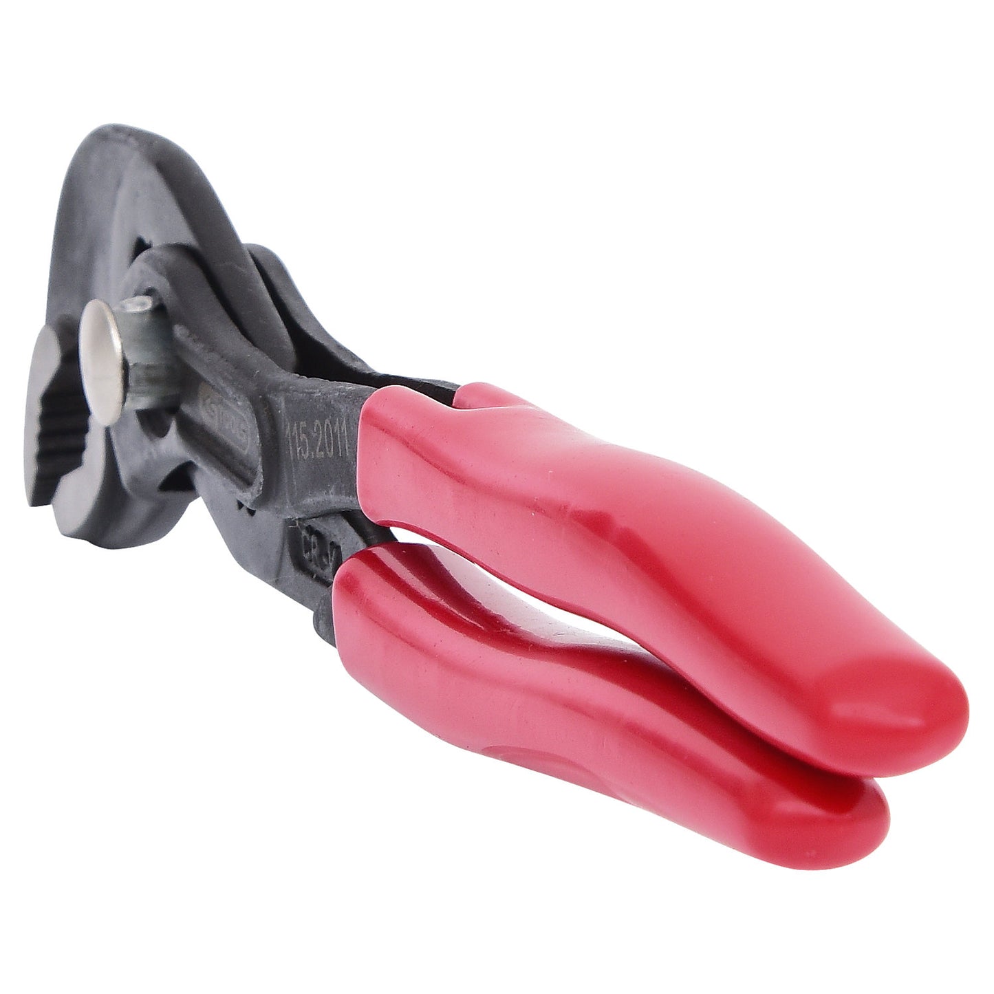 Water pump pliers, push button adjustment, dip insulated handle, length 175 mm.