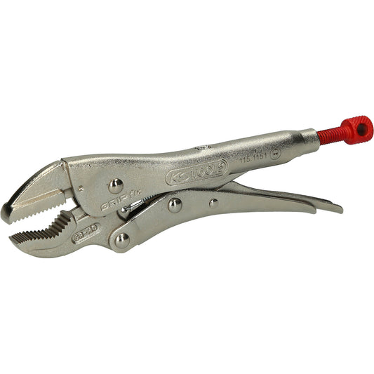 Universal self grip pliers, jaw size 0 - 25 mm, length 185 mm.