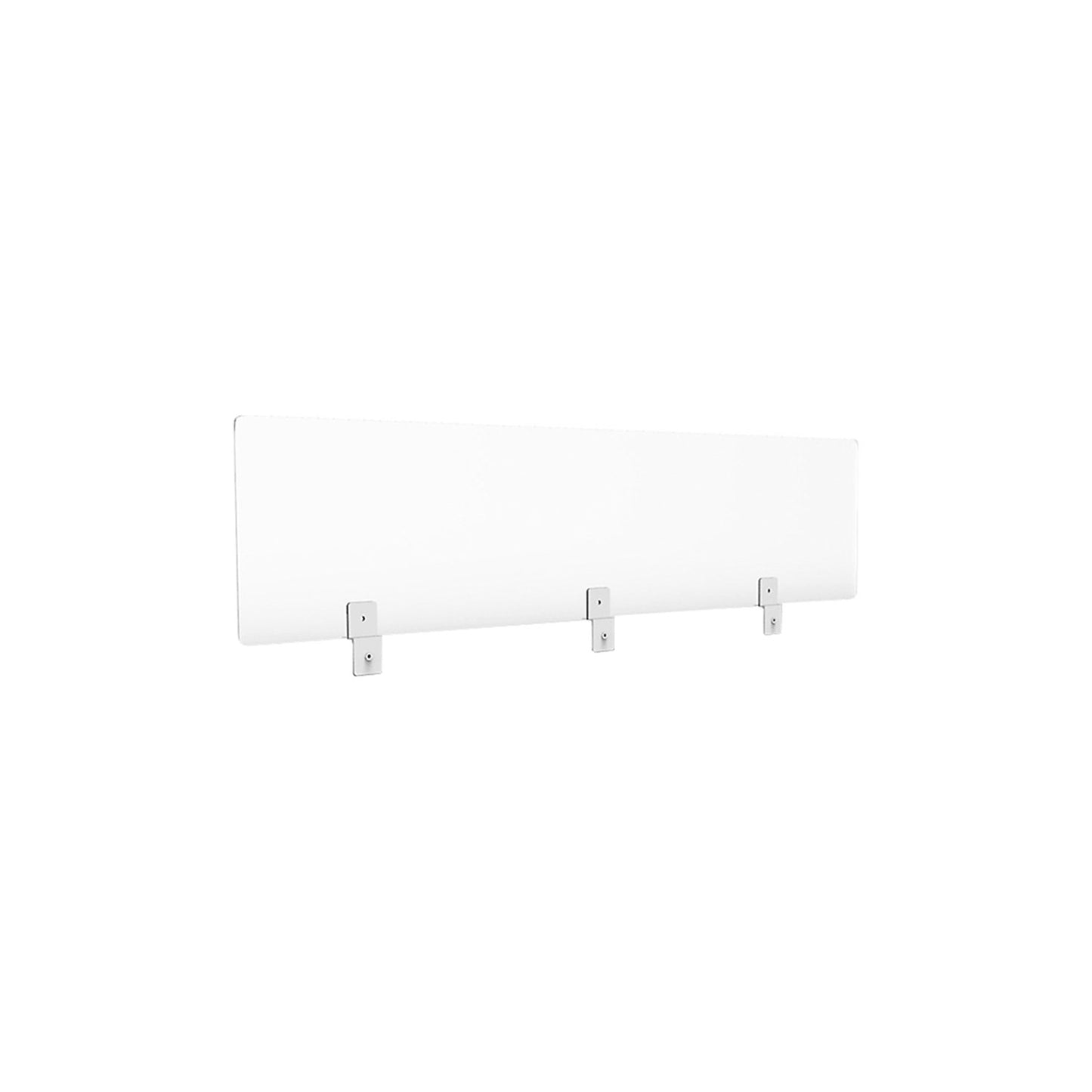 Hygiene protection panel for desk partitions, HxWxD 300 x 1600 x 5 mm, transparent.