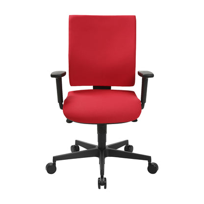 SYNCRO CLEAN office swivel chair, antibacterial fabric cover, red.