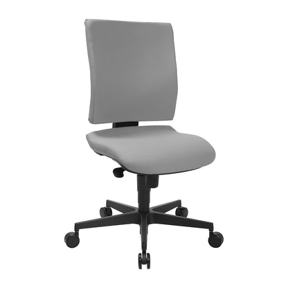 SYNCRO CLEAN office swivel chair, antibacterial fabric cover, light grey.