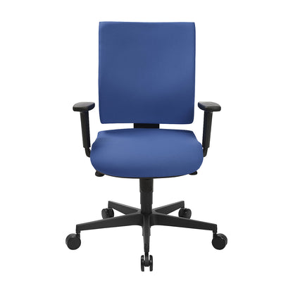 Office chair SYNCRO CLEAN, antibacterial fabric cover, blue.