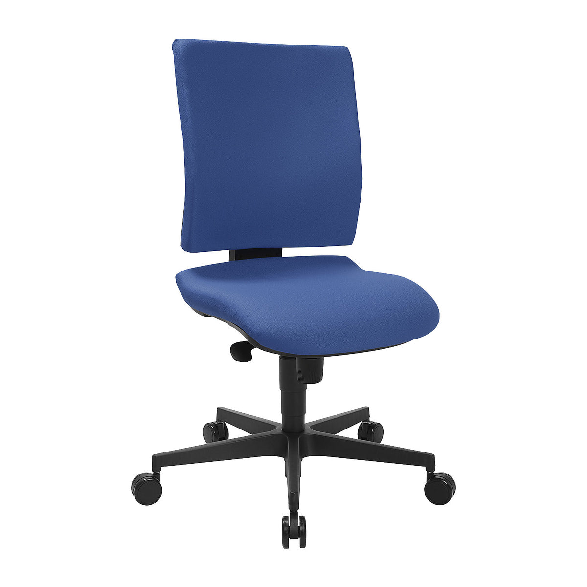 Office chair SYNCRO CLEAN, antibacterial fabric cover, blue.