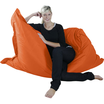 XXL giant beanbag, WxD 1800 x 1400 mm, orange.