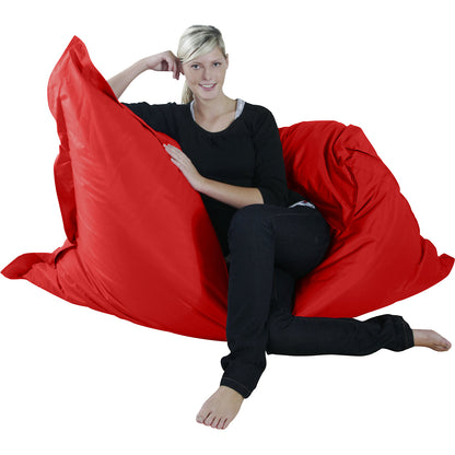 XXL giant beanbag, WxD 1800 x 1400 mm, red.