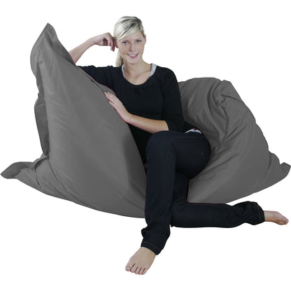 XXL giant beanbag, WxD 1800 x 1400 mm, charcoal.