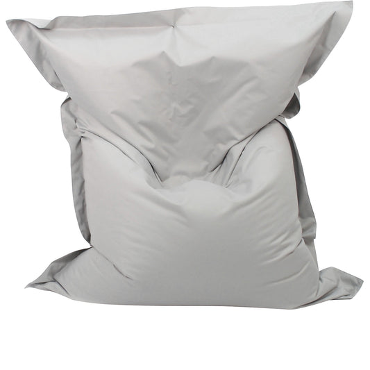 XXL giant beanbag, WxD 1800 x 1400 mm, silver.