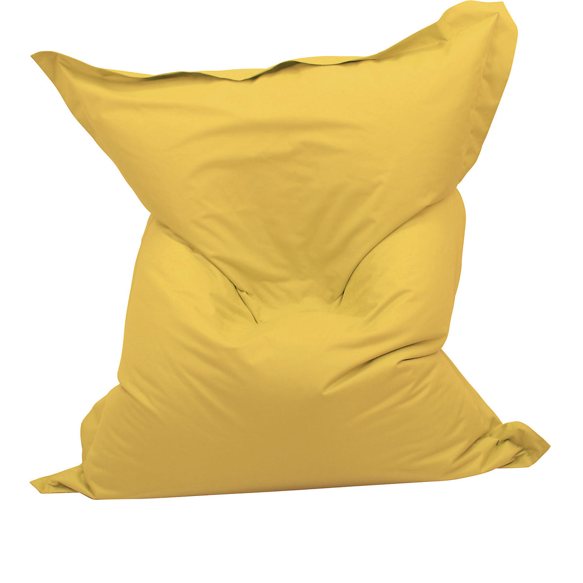 XXL giant beanbag, WxD 1800 x 1400 mm, yellow.