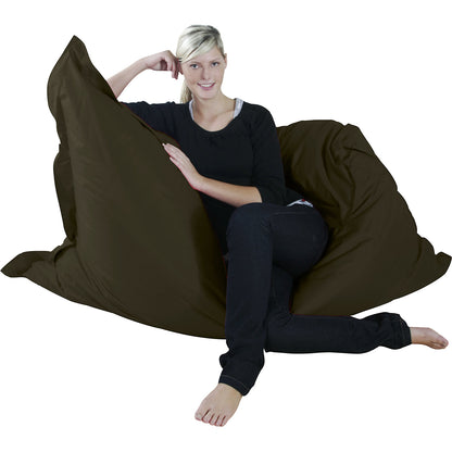 XXL giant beanbag, WxD 1800 x 1400 mm, khaki.