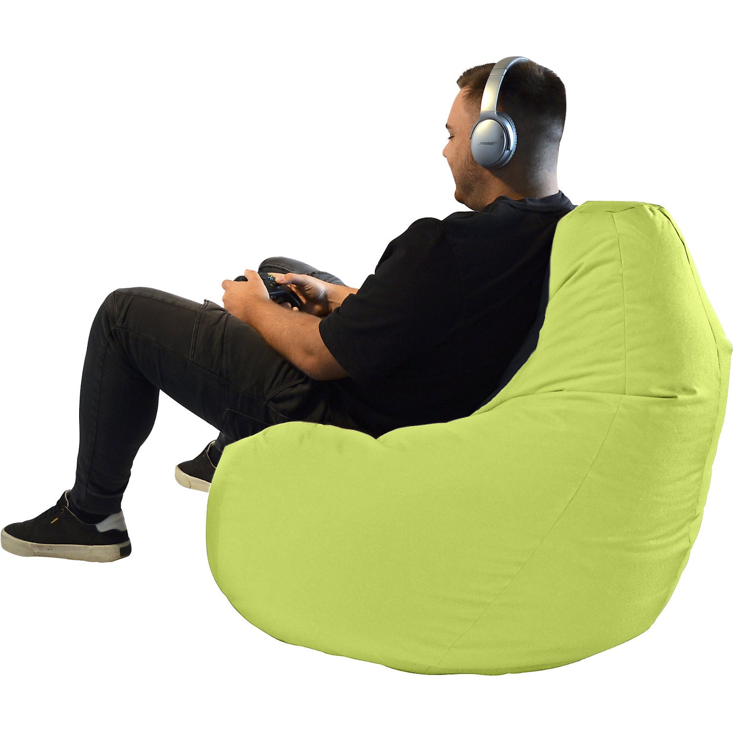 GAMER beanbag, HxWxD 1000 x 1000 x 1000 mm, apple green.
