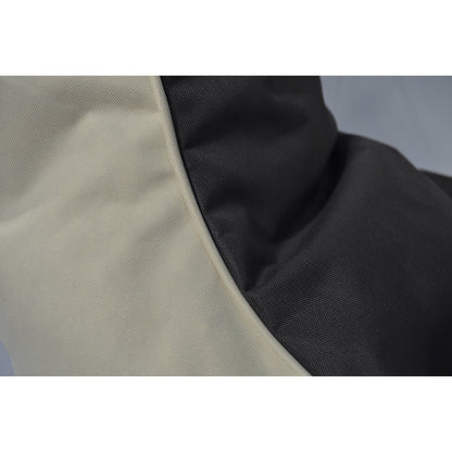 Beanbag armchair, HxWxD 900 x 800 x 800 mm, beige / charcoal.