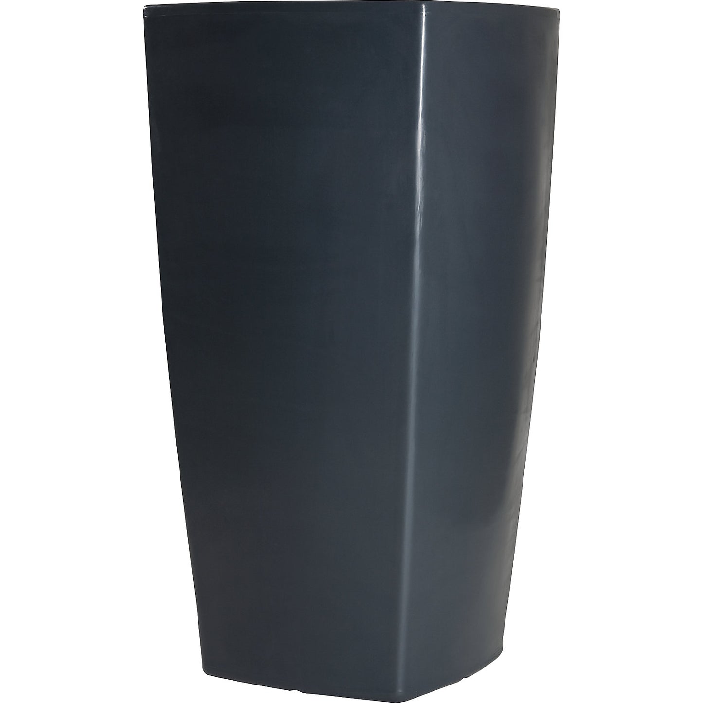 Plant container, TREVIA III, HxWxD 1100 x 570 x 570 mm, charcoal.