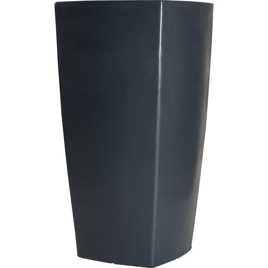 Plant container, TREVIA III, HxWxD 1100 x 570 x 570 mm, charcoal.