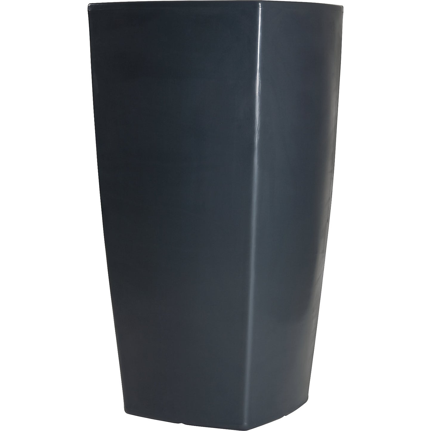 Plant container, TREVIA IV, HxWxD 900 x 470 x 470 mm, charcoal.