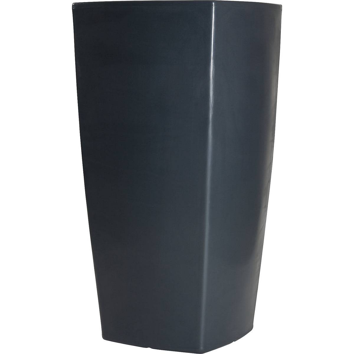 Plant container, TREVIA IV, HxWxD 900 x 470 x 470 mm, charcoal.
