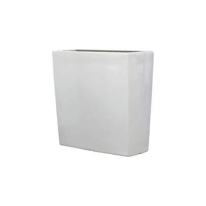 Plant container, TREVIA 900K, HxWxD 900 x 900 x 390 mm, white.