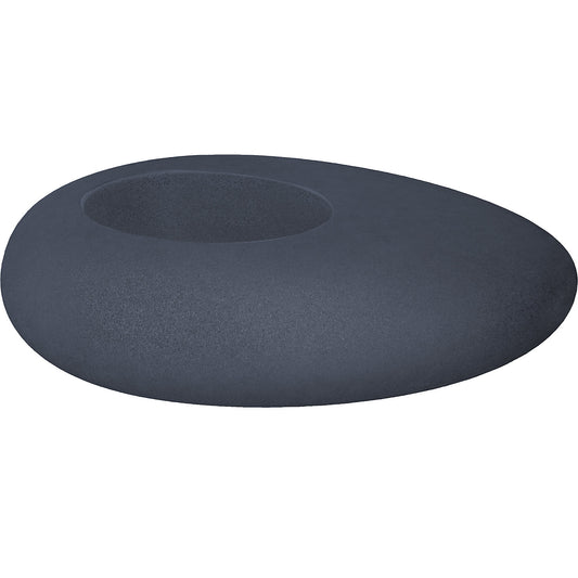 Plant container, STORUS I, HxWxD 500 x 1920 x 1670 mm, charcoal granite.