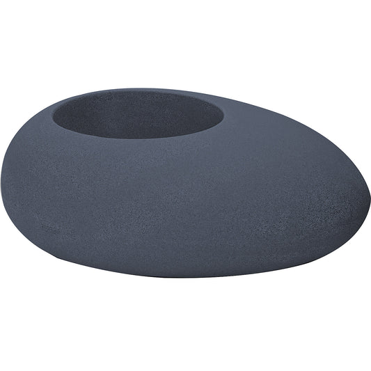 Plant container, STORUS II, HxWxD 500 x 1140 x 1120 mm, charcoal granite.