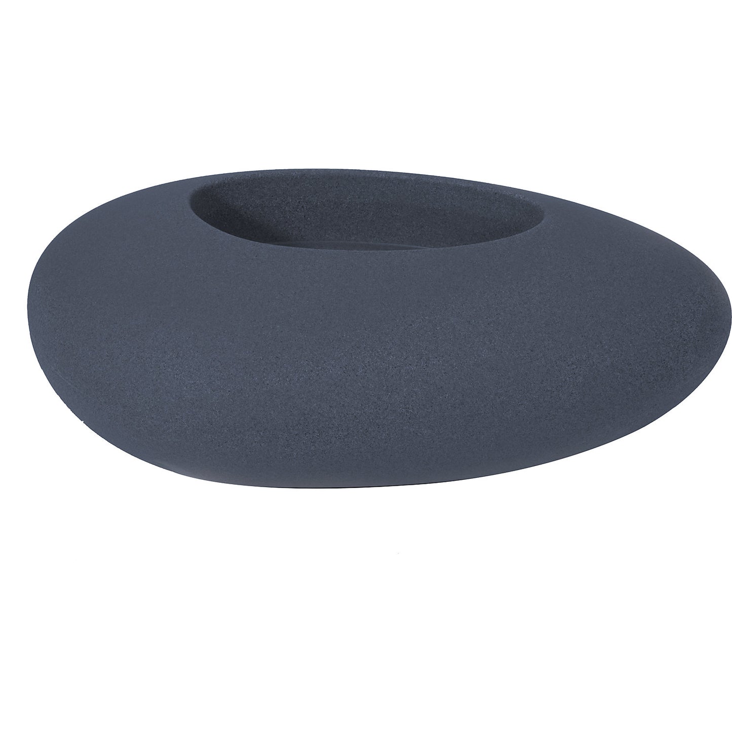 Plant container, STORUS VI, HxWxD 300 x 825 x 520 mm, charcoal granite.