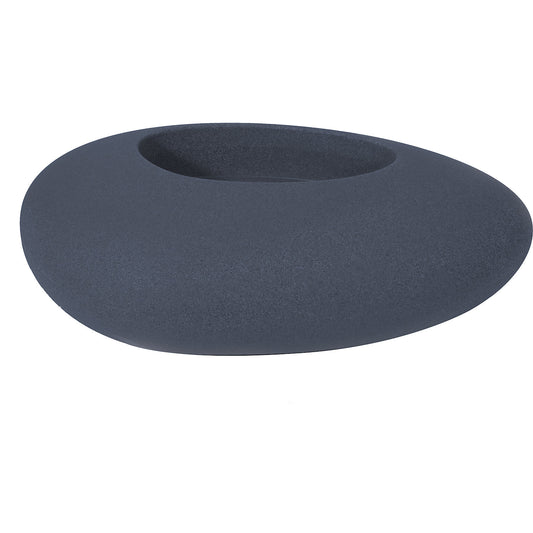 Plant container, STORUS III, HxWxD 390 x 1140 x 730 mm, charcoal granite.