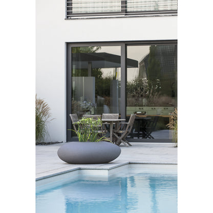 Plant container, STORUS III, HxWxD 390 x 1140 x 730 mm, charcoal granite.