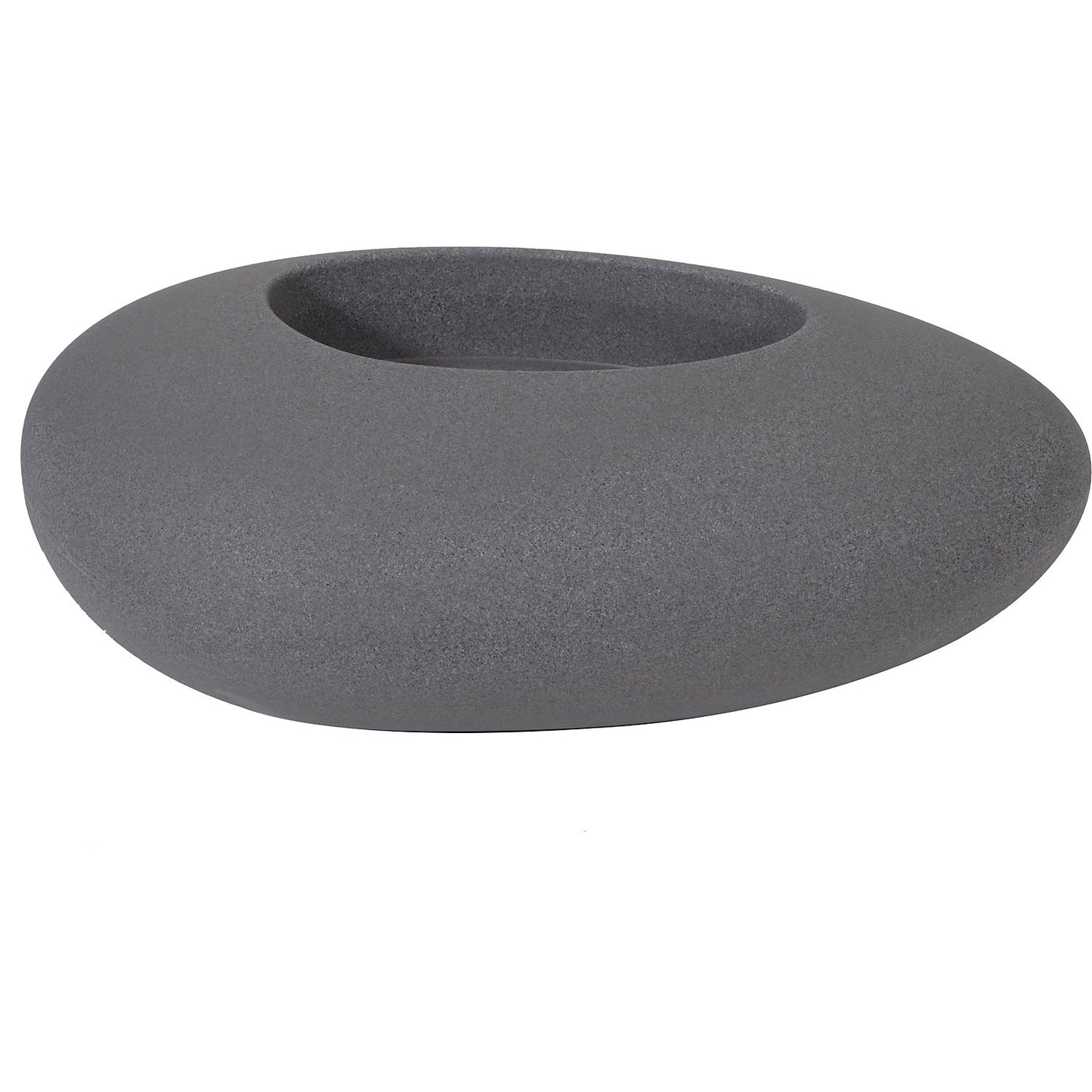 Plant container, STORUS III, HxWxD 390 x 1140 x 730 mm, dark granite.