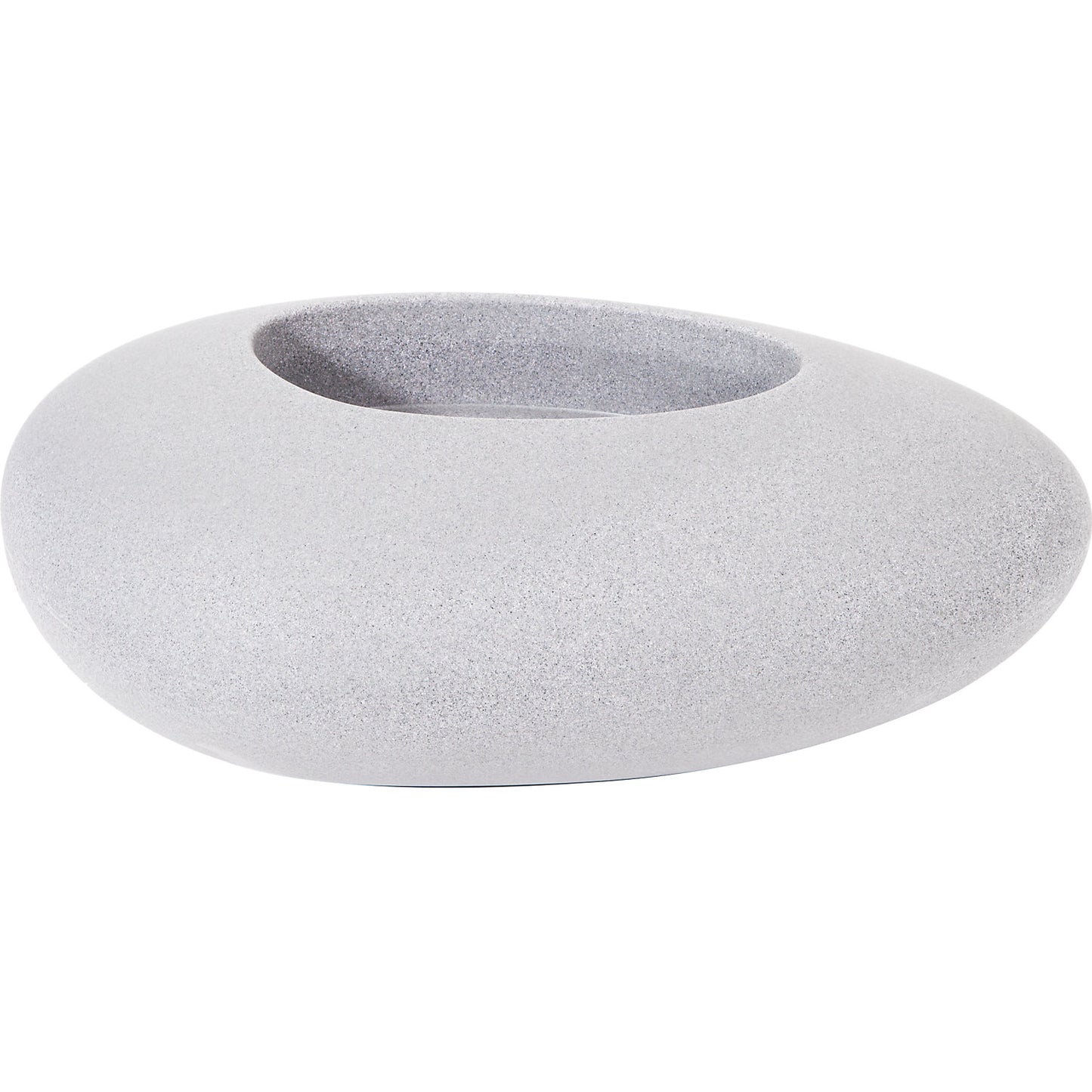 Plant container, STORUS III, HxWxD 390 x 1140 x 730 mm, light granite.