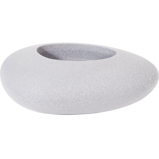 Plant container, STORUS VI, HxWxD 300 x 825 x 520 mm, light granite.