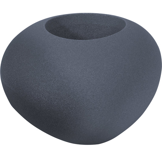 Plant container, STORUS IV, HxWxD 490 x 750 x 690 mm, charcoal granite.