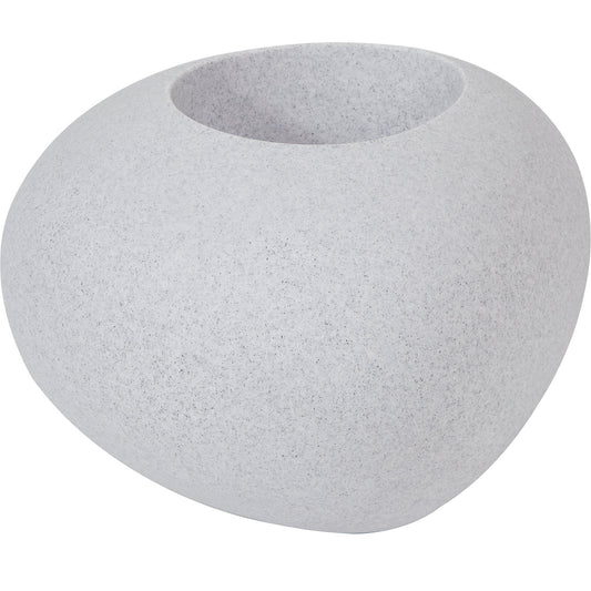 Plant container, STORUS VII, HxWxD 340 x 525 x 485 mm, light granite.