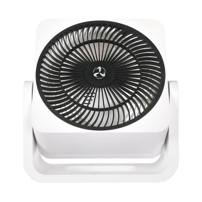 Desk fan, HxWxD 300 x 284 x 120 mm, white.