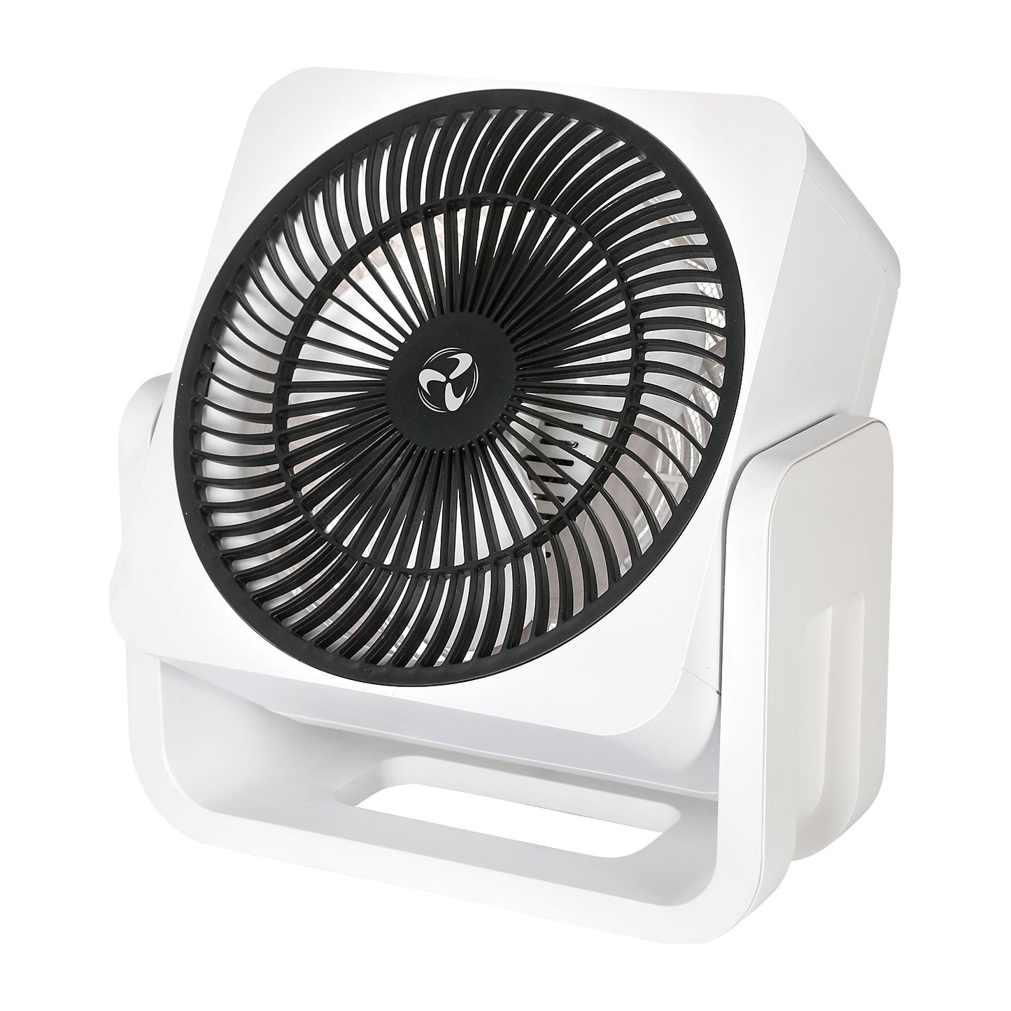 Desk fan, HxWxD 300 x 284 x 120 mm, white.