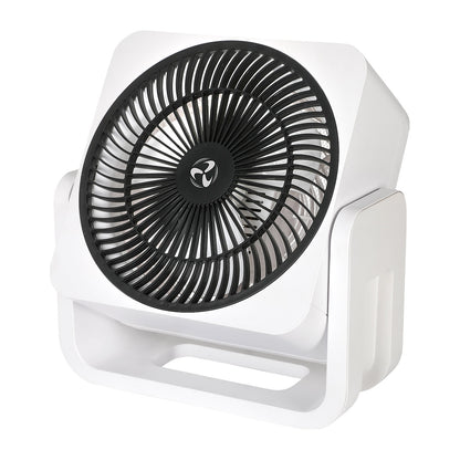 Desk fan, HxWxD 300 x 284 x 120 mm, white.