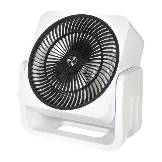 Desk fan, HxWxD 300 x 284 x 120 mm, white.