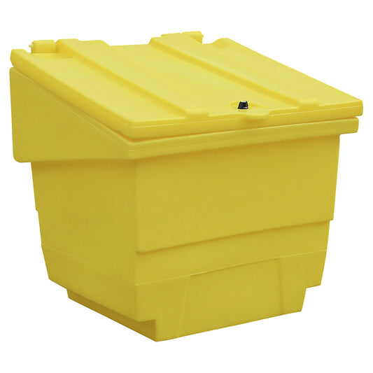 Storage container, capacity 250 l, lockable, LxWxH 875 x 875 x 880 mm.