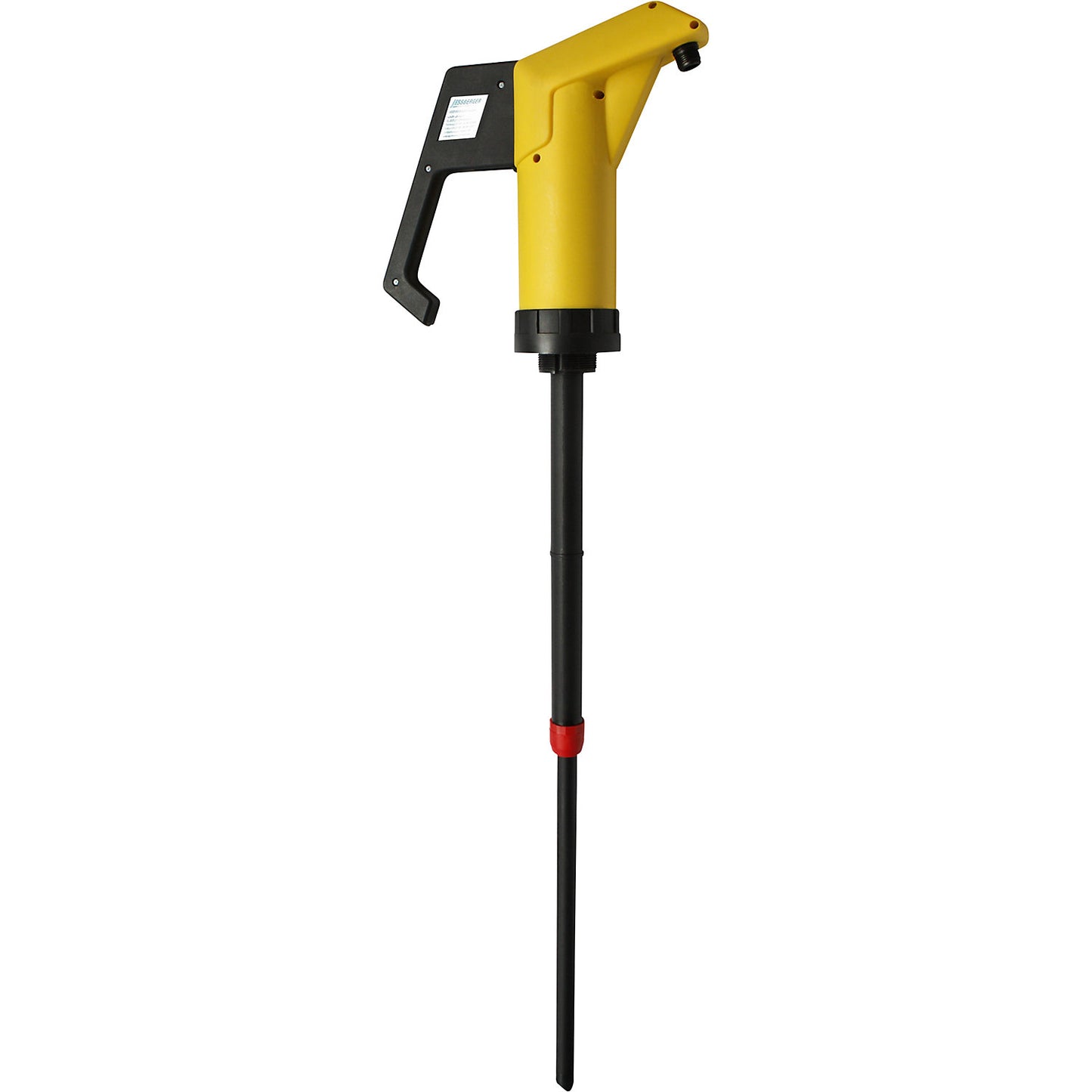 Canister/drum hand pump, for acids, yellow, 0.3 l/stroke.