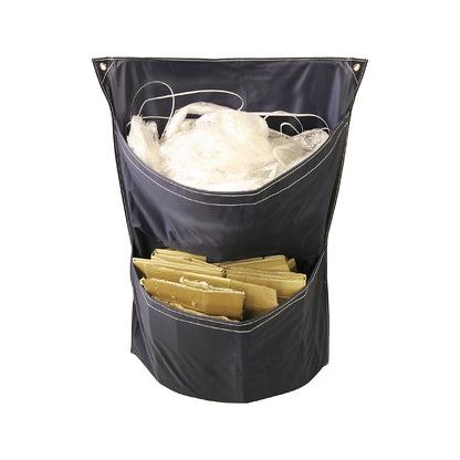 Racksack® for roll containers, with 2 pockets, blue.