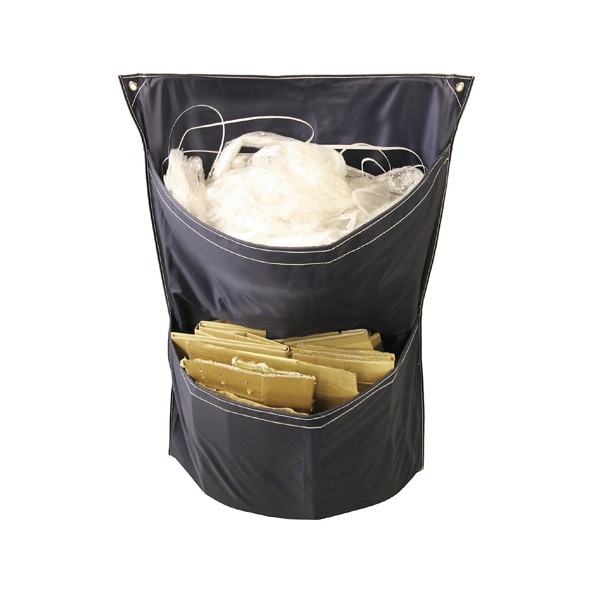 Racksack® for roll containers, with 2 pockets, blue.