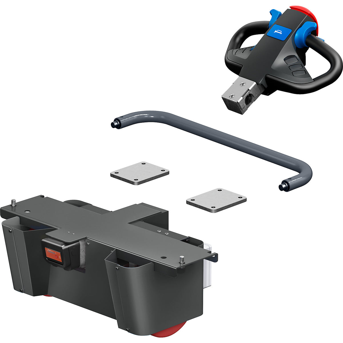 NEO e-module retrofit kit, for shelf trucks with width 700 mm, charcoal.