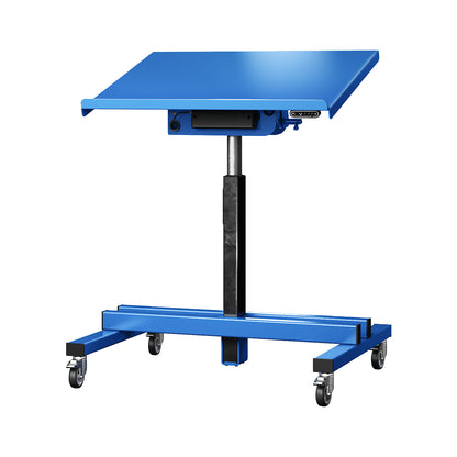 Electric material stand, with platform, platform LxW 800 x 600 mm.