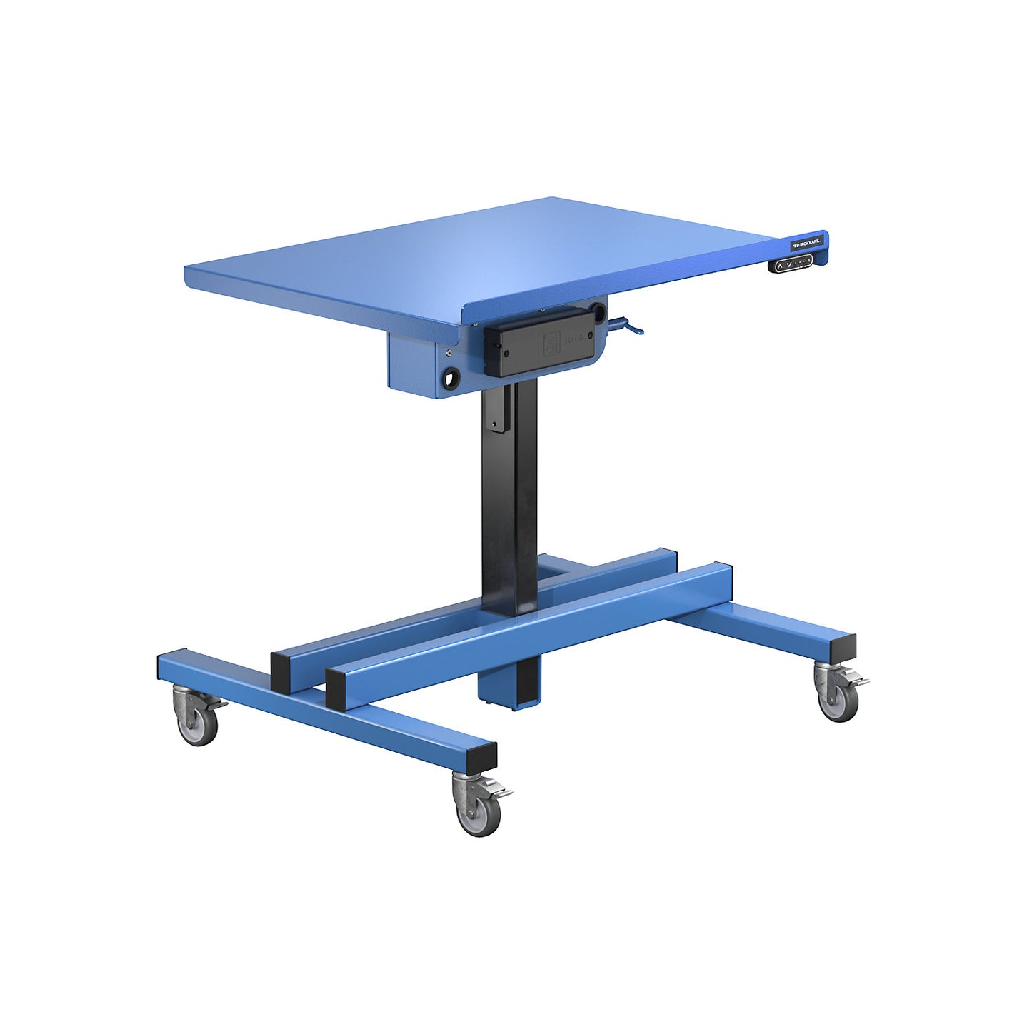 Electric material stand, with platform, platform LxW 800 x 600 mm.