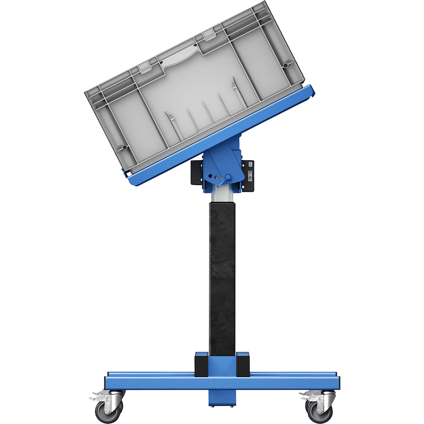 Electric material stand, with platform, platform LxW 800 x 600 mm.
