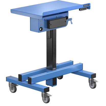 Electric material stand, with platform, platform LxW 600 x 400 mm.