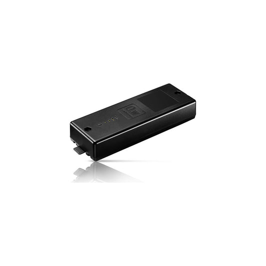 Li-ion rechargeable battery, for material stands, black.
