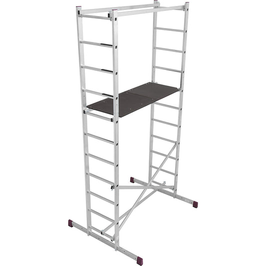 Mounting frame, platform 1.5 x 0.56 m, working height 4 m.